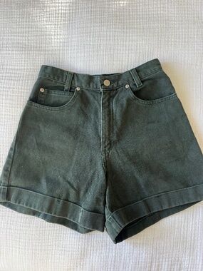 Denim Shorts - Vintage Green